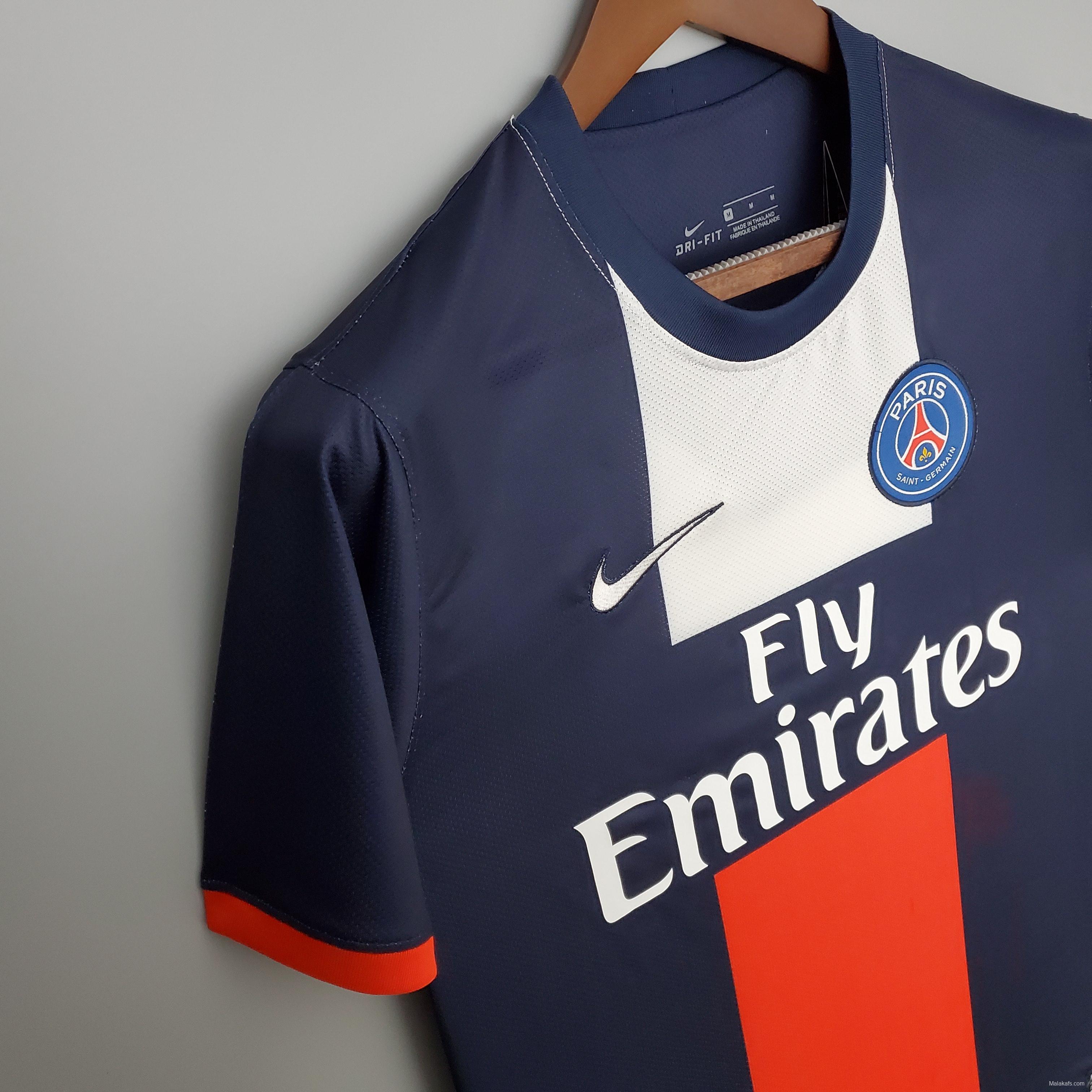 Retro 13/14 PSG Home Soccer Jersey