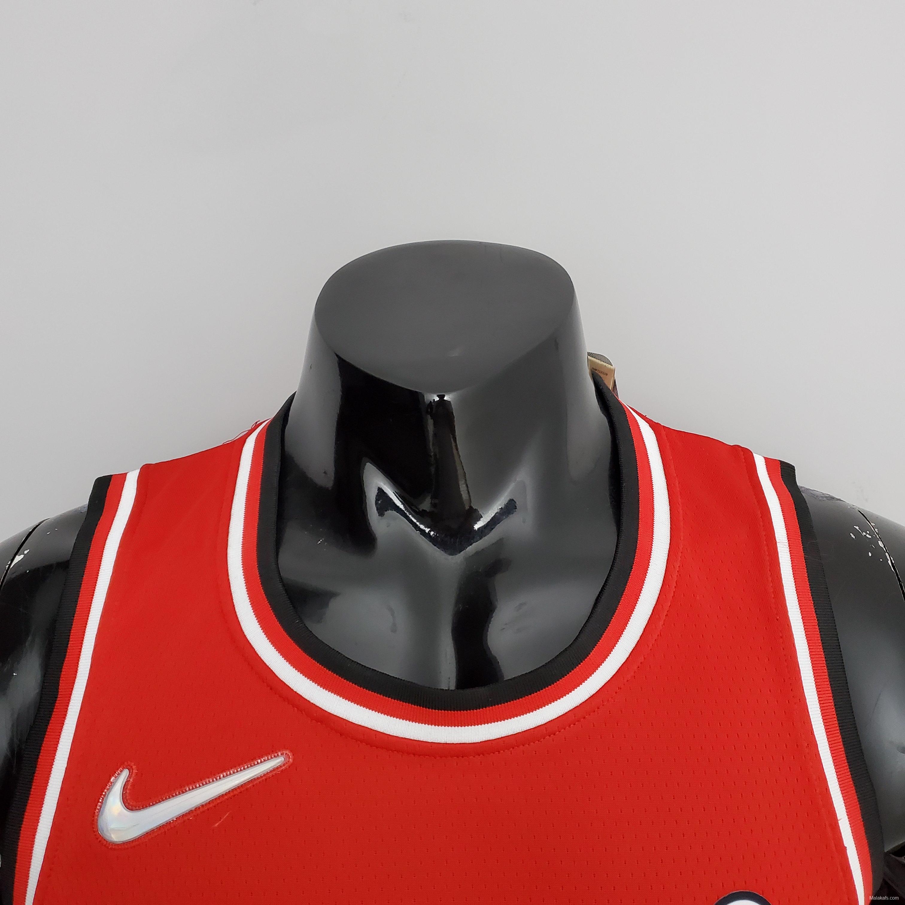 75th Anniversary 2022 Season Chicago Bulls DeROZAN#11 City Edition Red NBA Jersey