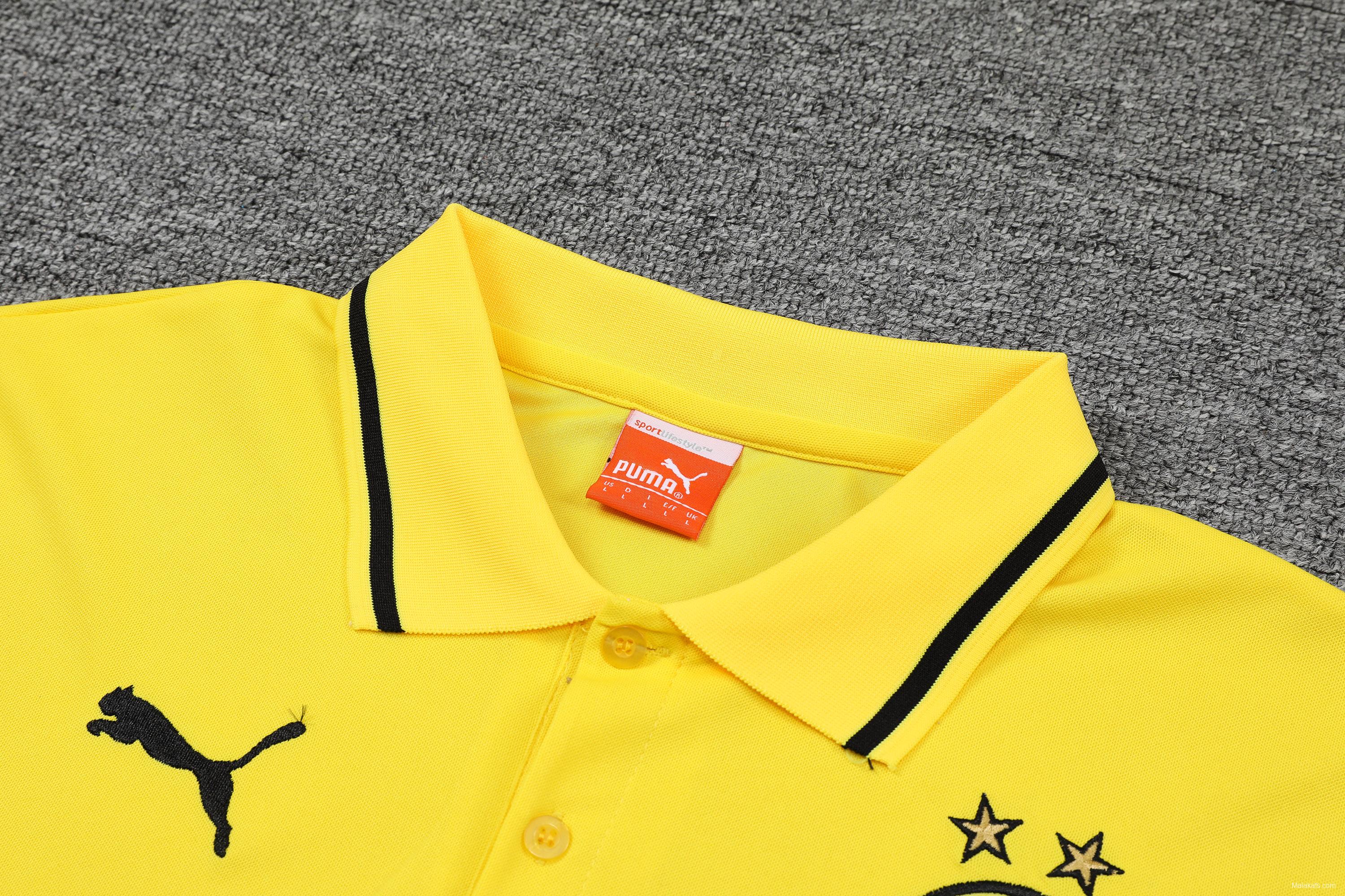 Borussia Dortmund POLO kit yellow and white (not supported to be sold separately)