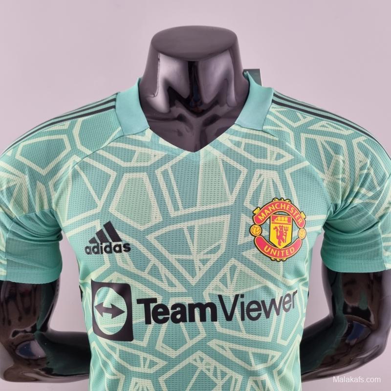 Player Version 22/23 Manchester United Green Goalkeeper