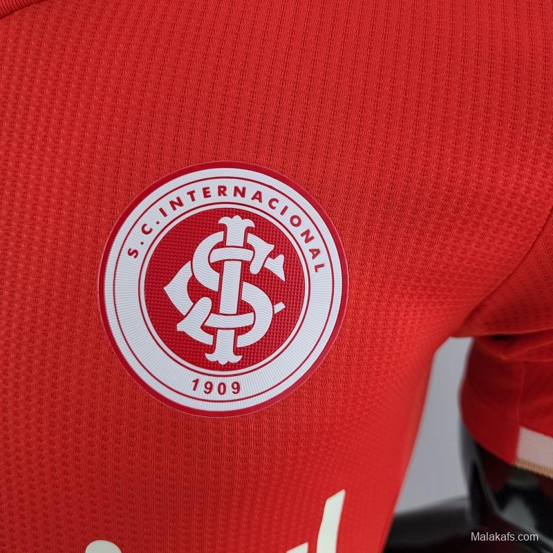 Player Version 22/23 Internacional Home  Soccer Jersey