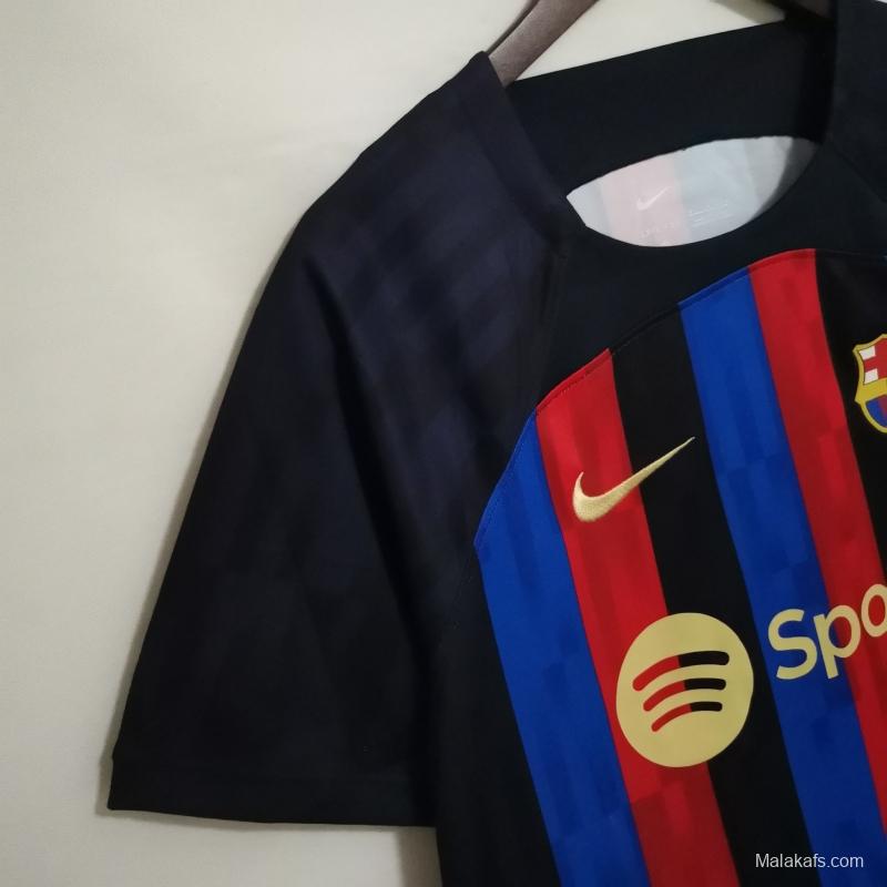 Barcelona 22 23 Home Soccer Jersey