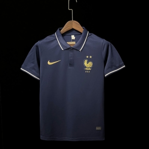 French 22/23 Pre Match Royal Blue Polo