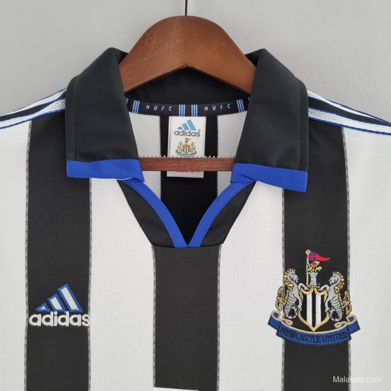 Retro 00/01 Newcastle United Home Soccer Jersey