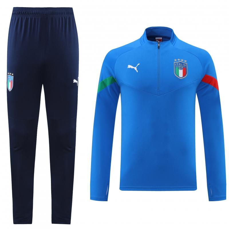 Italy 22/23 Blue Full Zipper Tracksuit