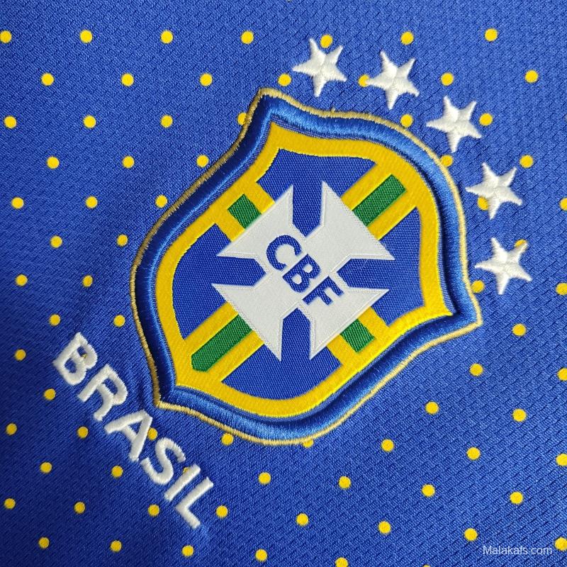 Retro 2010 Brazil Away Soccer Jersey