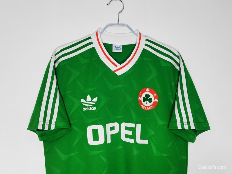 Retro 1990/92 Ireland Home Soccer Jersey