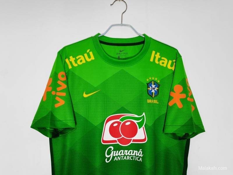 Retro 2020 Brazil Green Training Jersey