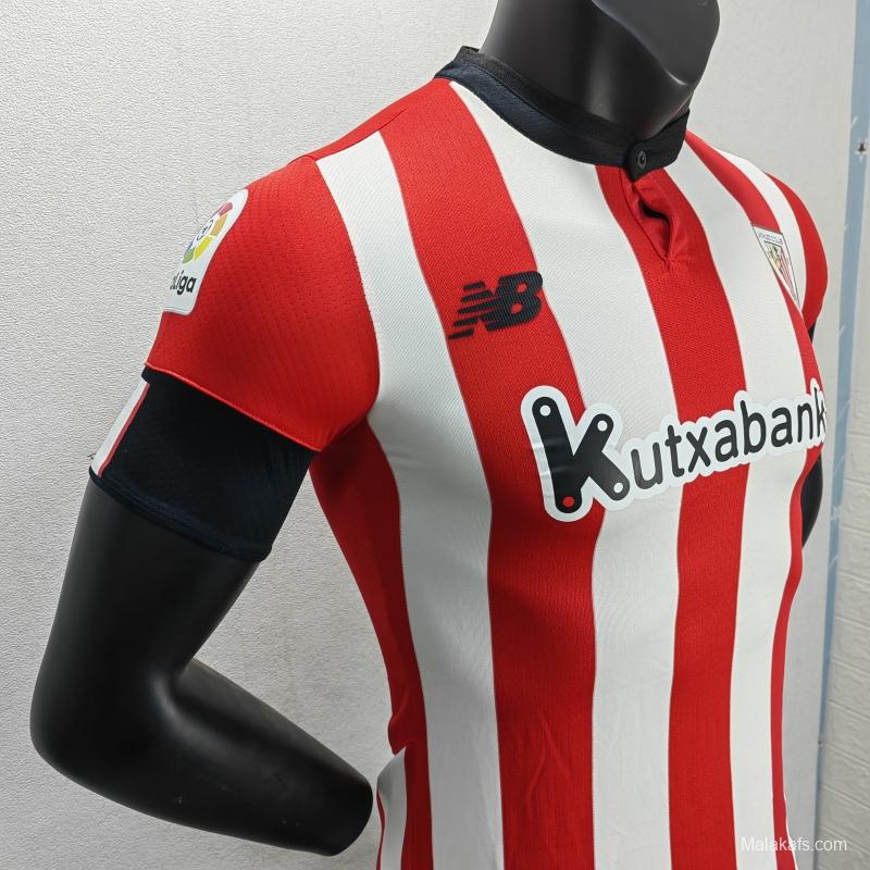 Player Version 22/23 Bilbao Athletic Home Soccer Jersey