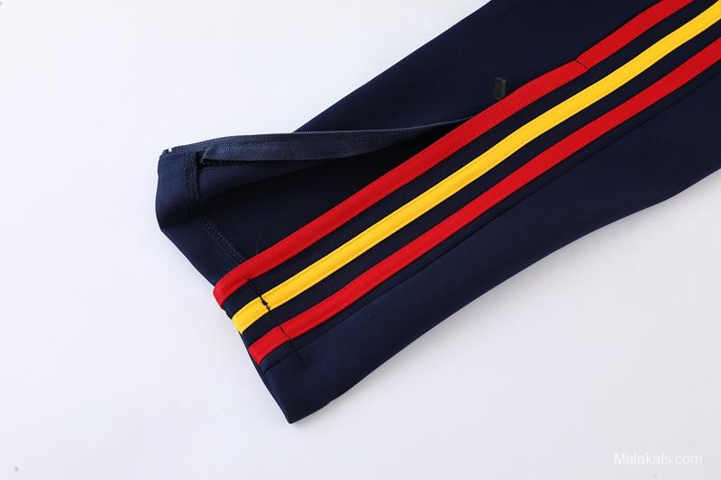 Spain 22/23 Navy Full Zipper Tracksuit