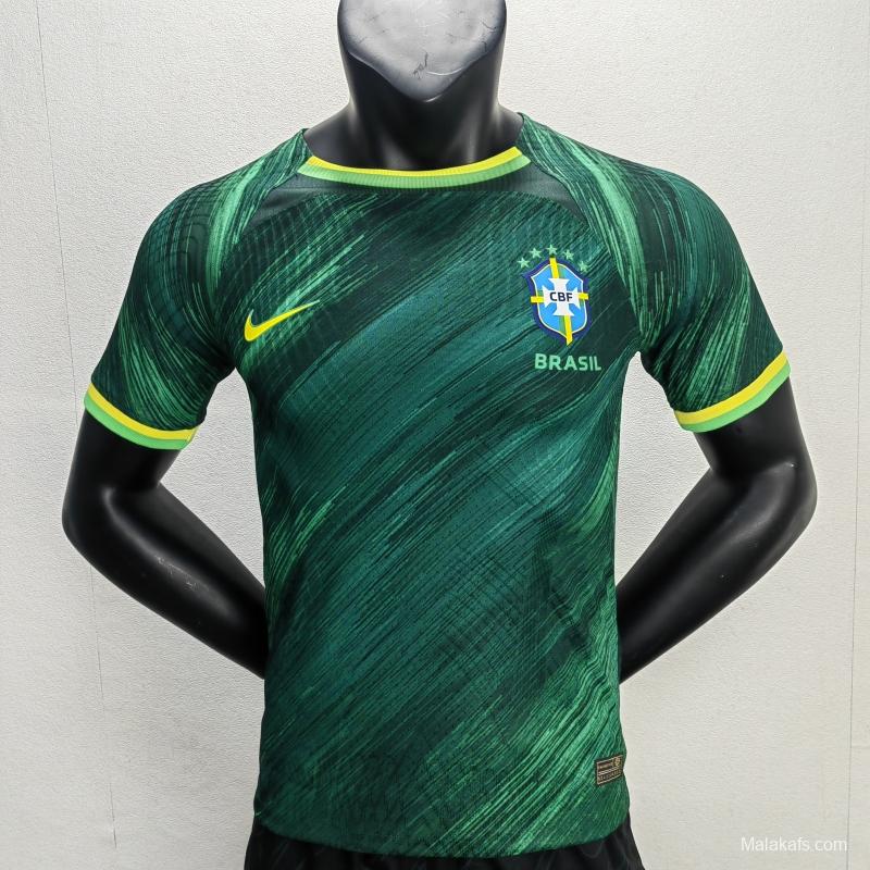 Brazil 2022 Jersey Player Version Green Special