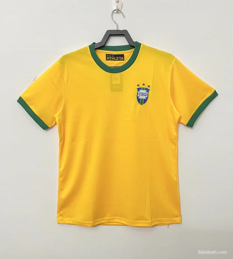 Brazil Retro 1970 Home #10 Pelé