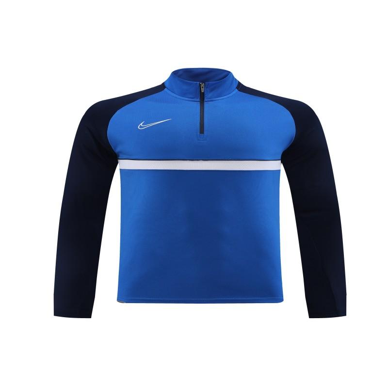 2023 NIKE Blue Black Half Zipper Jacket +Pants