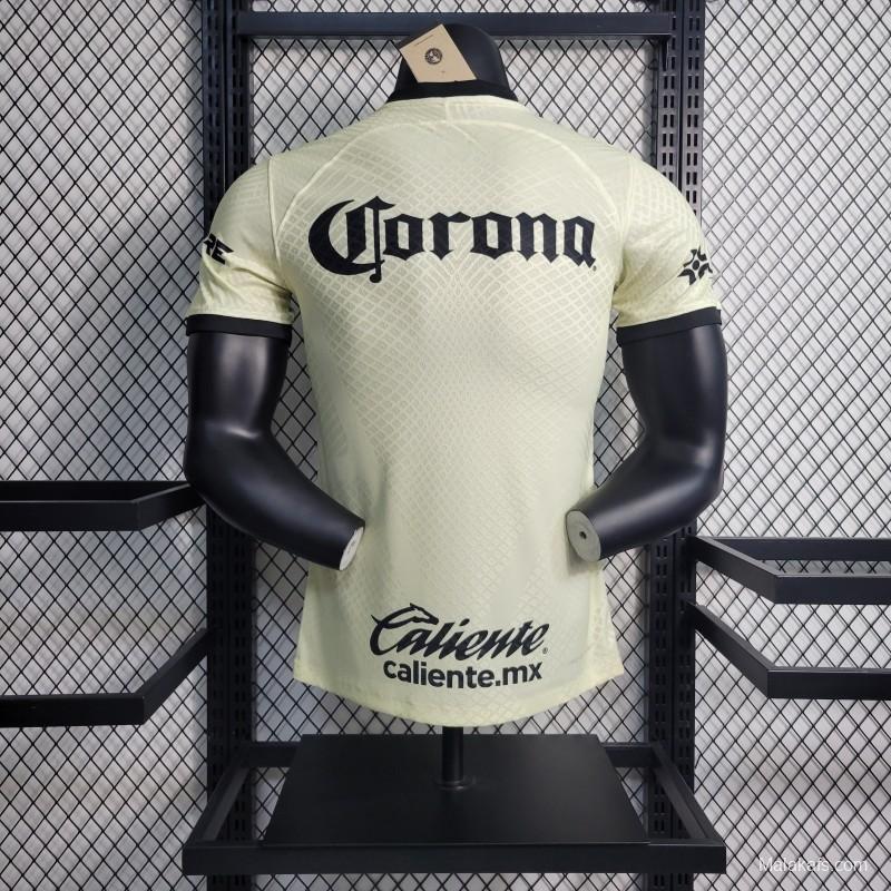 Player Version 22/23 Player Club America Third Yellow Jersey