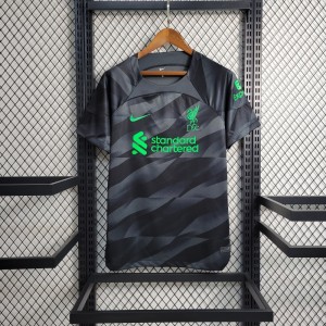 23-24 Liverpool Black Goalkeeper Jersey