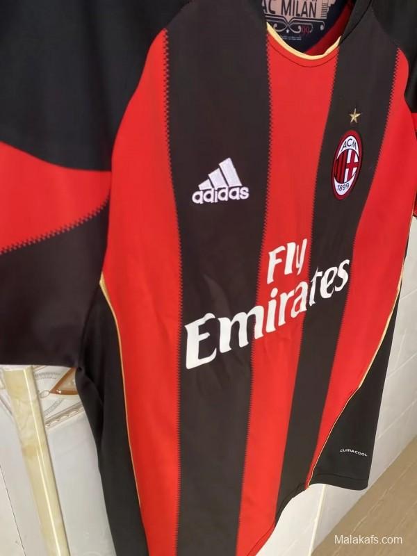 Retro 10/11 AC Milan Home Jersey