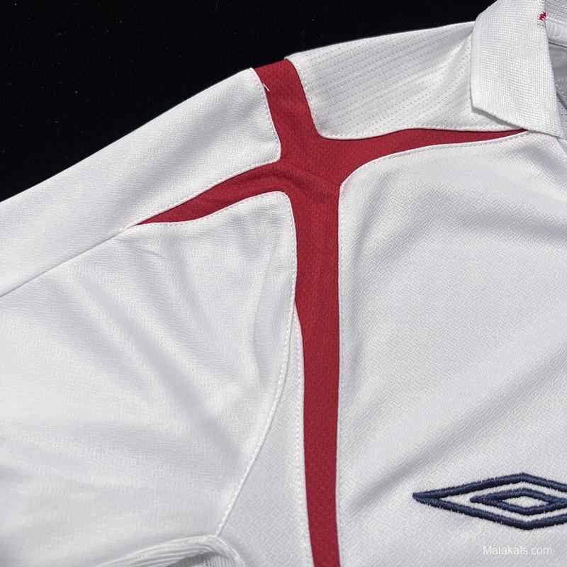 Retro 1982 England Home Soccer Jersey