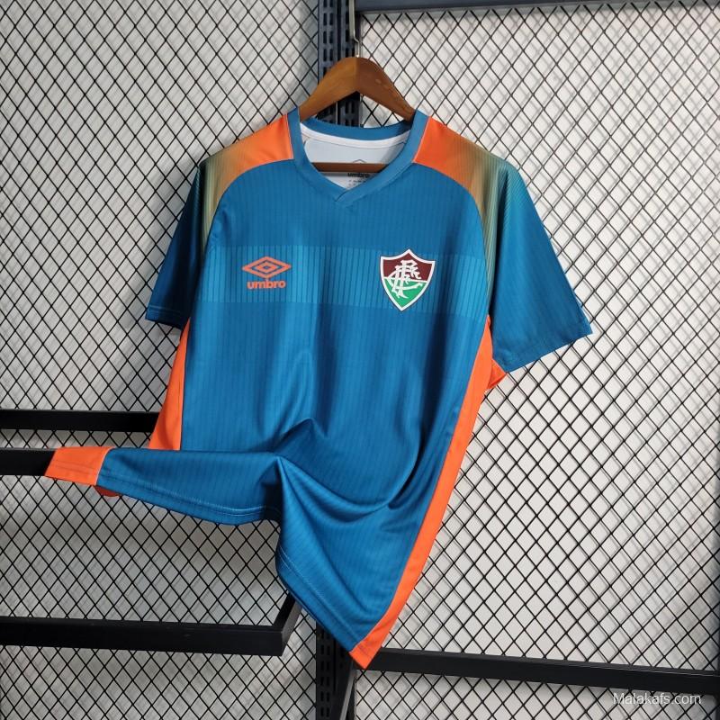 23-24 Fluminense Pre Match Blue Jersey