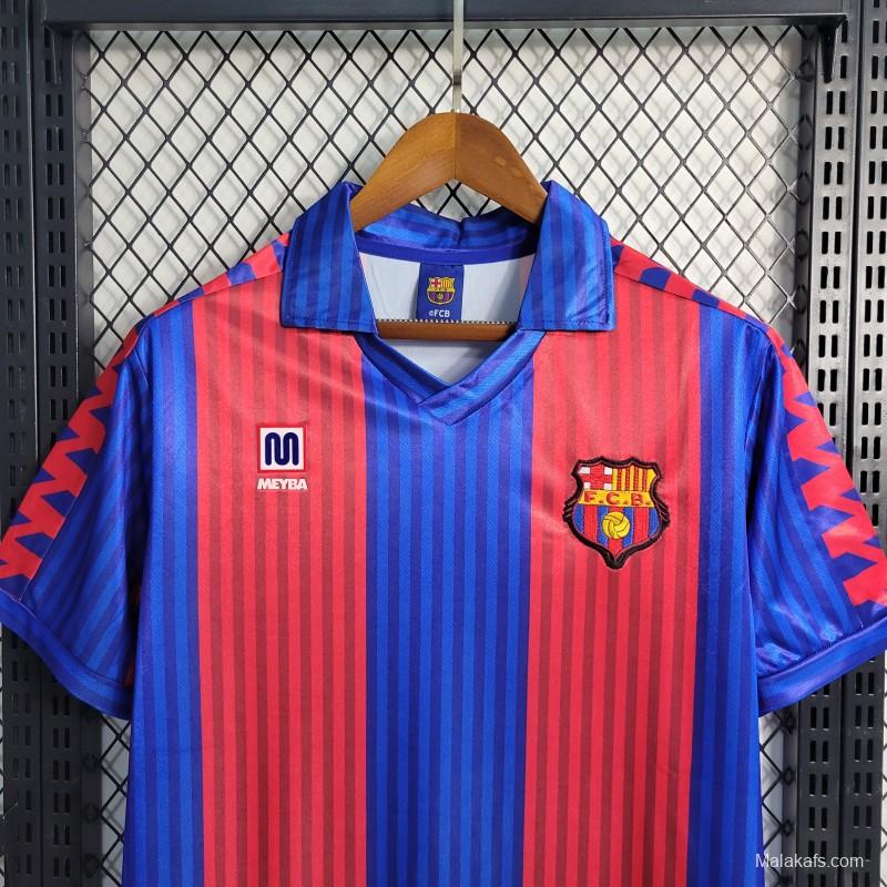 Retro 91/92 Barcelona Home Jersey