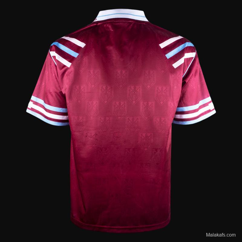 Retro 93/94 West Ham Home Jersey