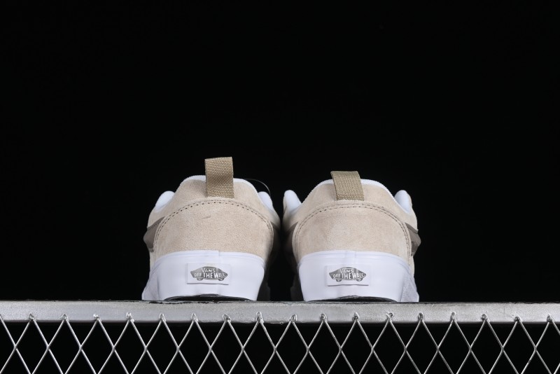 Vans Classics Knu Skool Cream Coffee Chunky Tongue Platform Sneakers - VN0009QCJD8