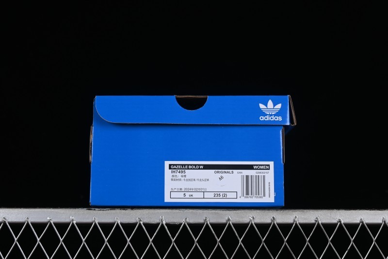Adidas Originals Gazelle Bold IH7495 Low-Top Sneakers with Thick Sole for Casual Wear Anti-Slip and Durable - IH7495