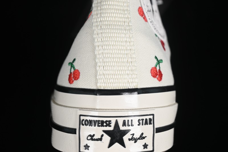 Converse Chuck 1970s Official Cherry Embroidery Canvas Sneakers - A08863C