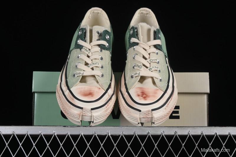 Feng Chen Wang Converse Chuck 70 Low Unisex Deconstructed Canvas Sneakers - A07636C