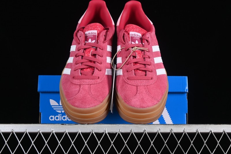Adidas Originals Gazelle Bold Low-Top Sneakers with Anti-Slip Thick Sole - ID6997