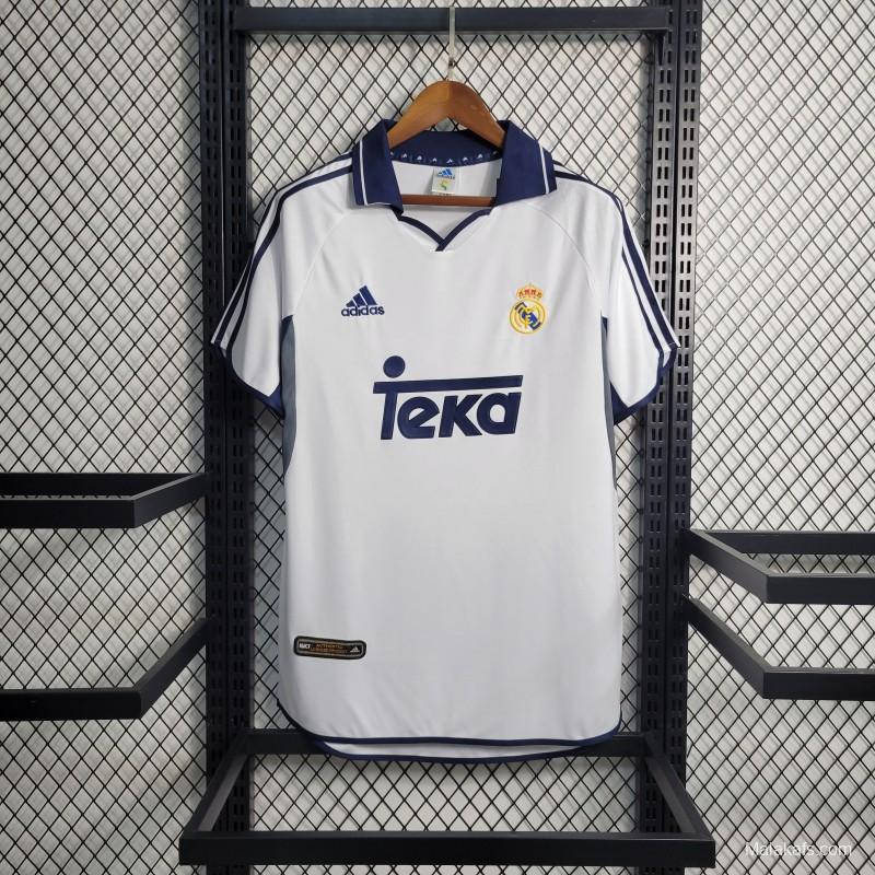 Retro 00/01 Real Madrid Home Jersey