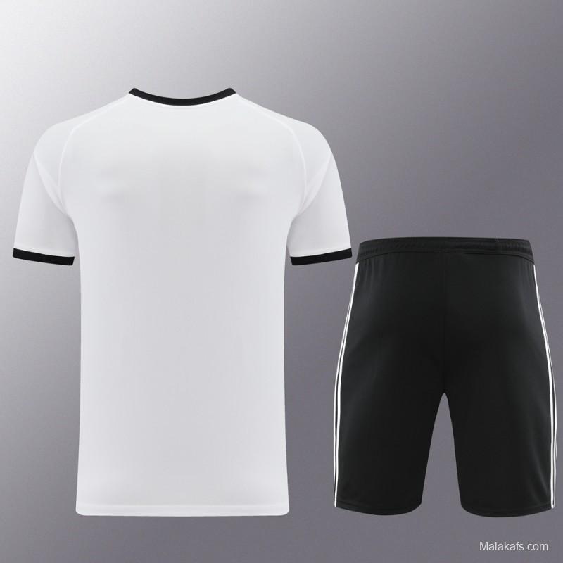 24/25 Adidas Original White Short Sleeve Jersey+Shorts