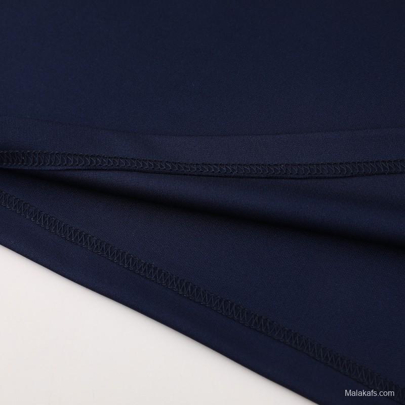 24/25 Nike Navy Half Zipper Jacket+Long Pants