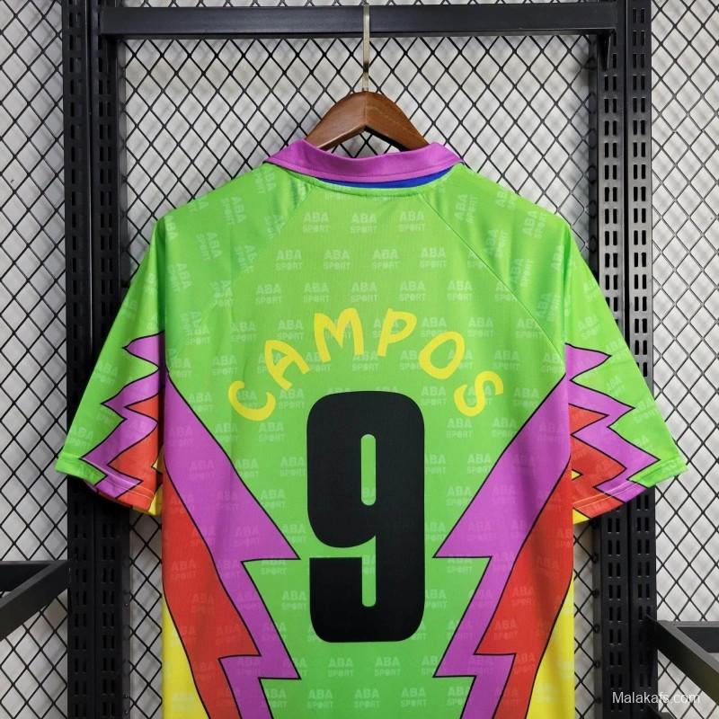 Retro 1994 USA World Cup Mexico Goalkeeper Jorge Campos Jersey