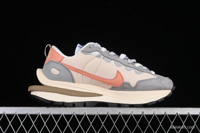Nike Sacai VaporWaffle 3.0 Deconstructed Sneakers with Overlapping Swoosh and Dual Tongue - DD1875-107