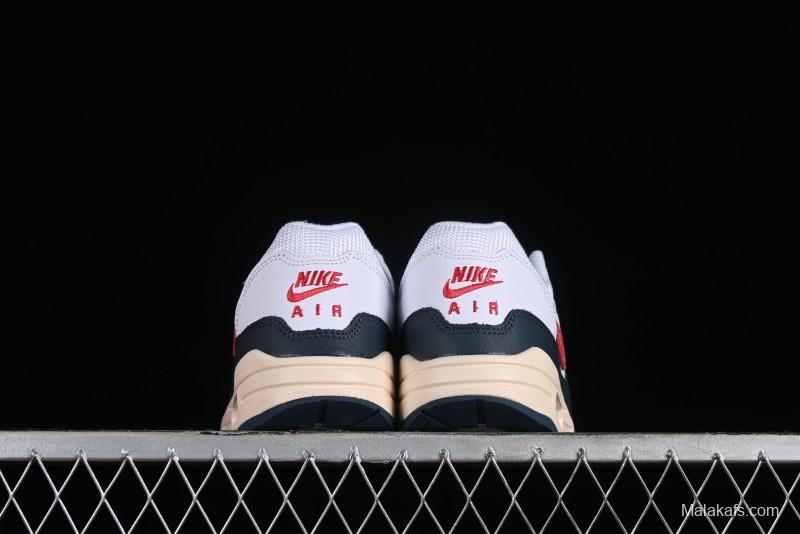 Nike Air Max 1 Premium Retro Running Shoes with Half-Sole Air Cushion - DH1348-146