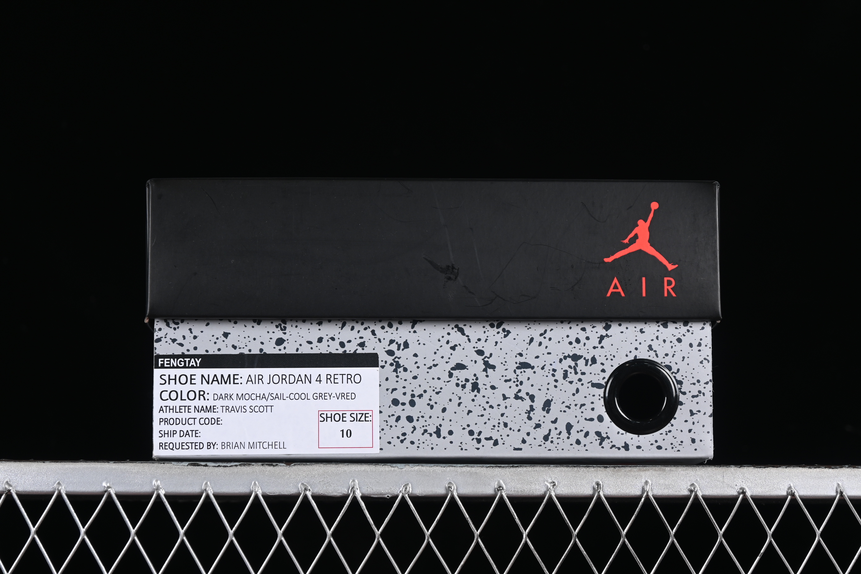 Nike Air Jordan 4 Retro TS Suede Brown - AJ4