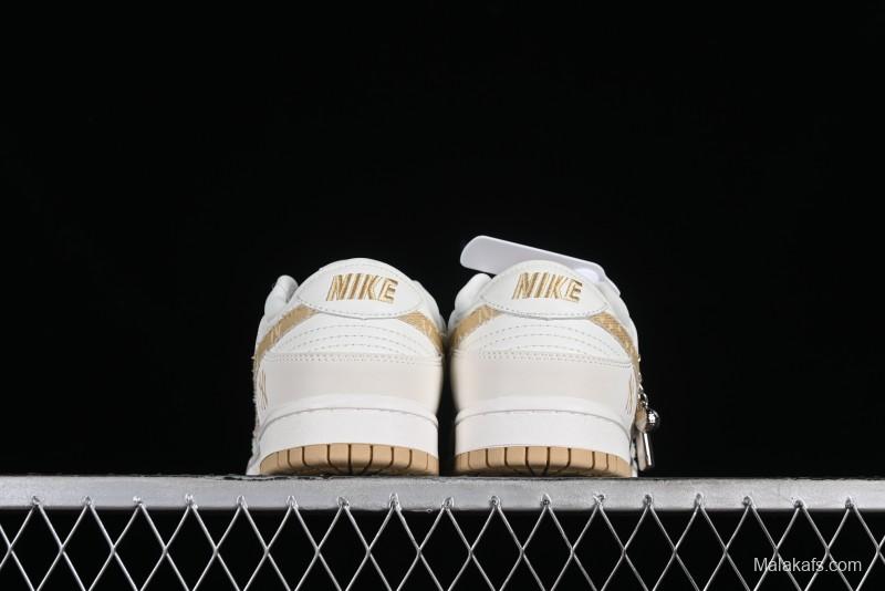 Nike SB Dunk Low MLB Collaboration - Yellow Denim Anniversary Custom Low-Top Casual Skate Shoes - DQ1098-346