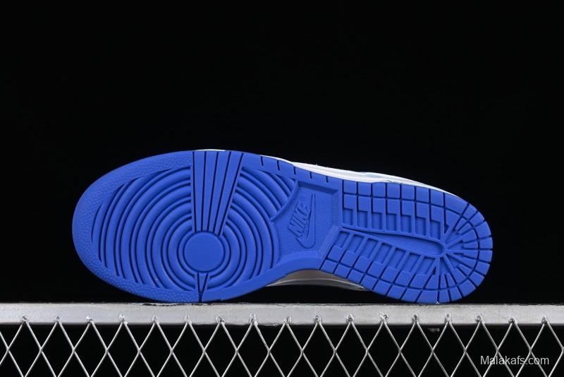 Nike Dunk Low Winter is Here Minimalist White Blue SB Lace-Up Low-Top Casual Skate Shoes - DV0831-104