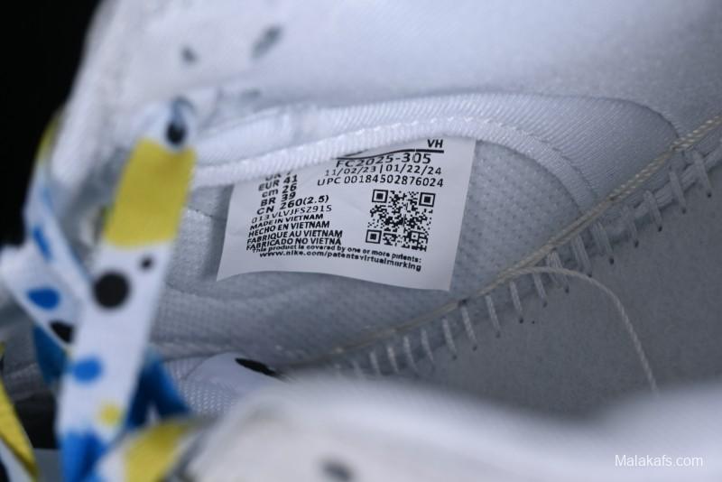 Nike SB Dunk Low Color Ink Splash Anniversary Custom Low-Top Casual Skate Shoes - FC2025-305