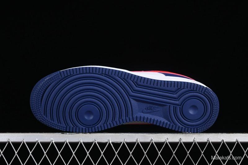 Nike Air Force 1 '07 Low White Blue Red Casual Shoes - CZ9164-100