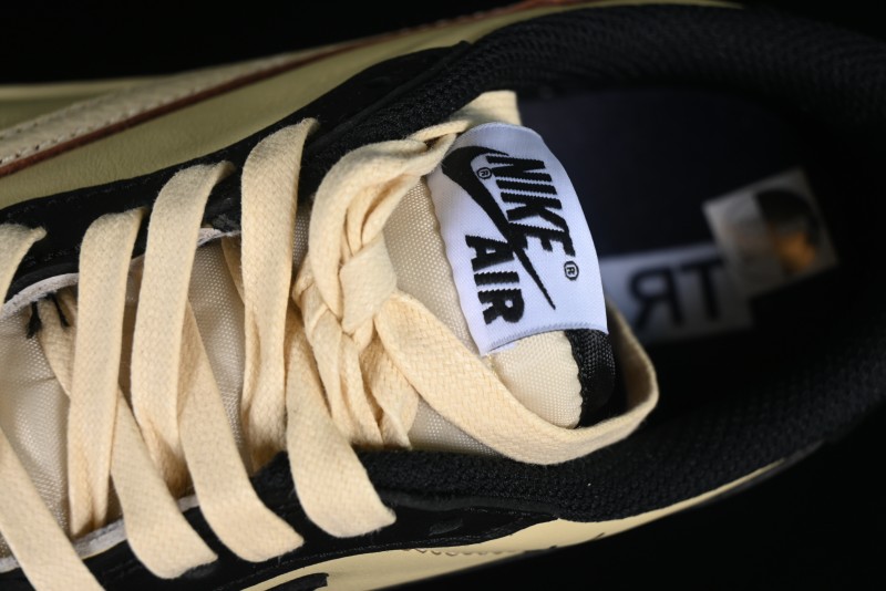 Nike Travis Scott x Air Jordan 1 Low OG AJ1 Reverse Swoosh Sneakers - DM7866-201