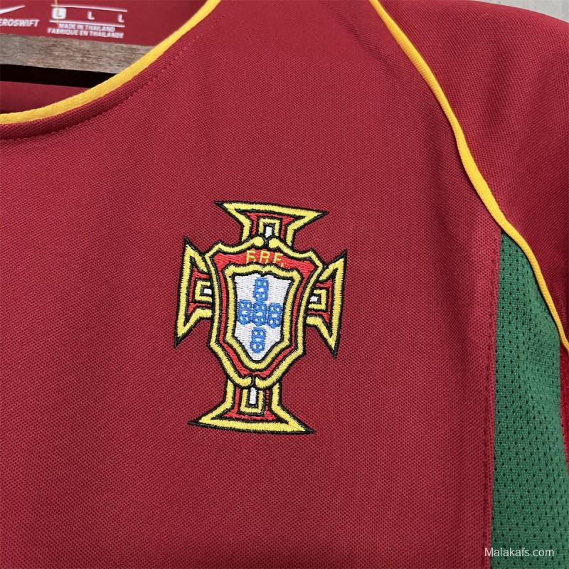 2002 Retro Portugal Home Jersey