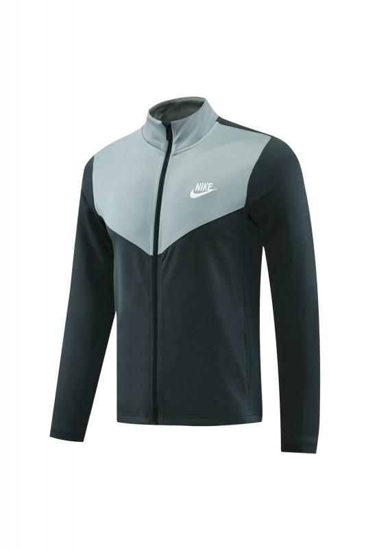 2024 NIKE Black/Grey Full Zipper Jacket +Long Pants