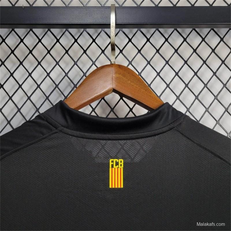 11/12 Retro Barcelona Away Long Sleeve Jersey