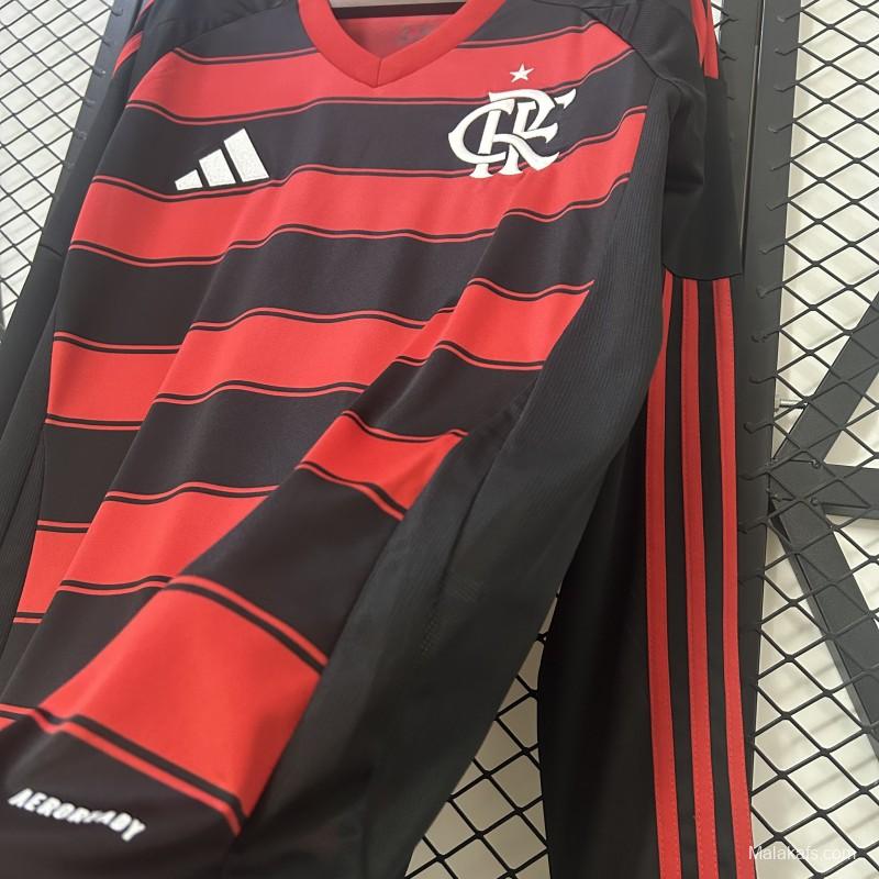 25/26 Long Sleeve Flamengo Home Jersey