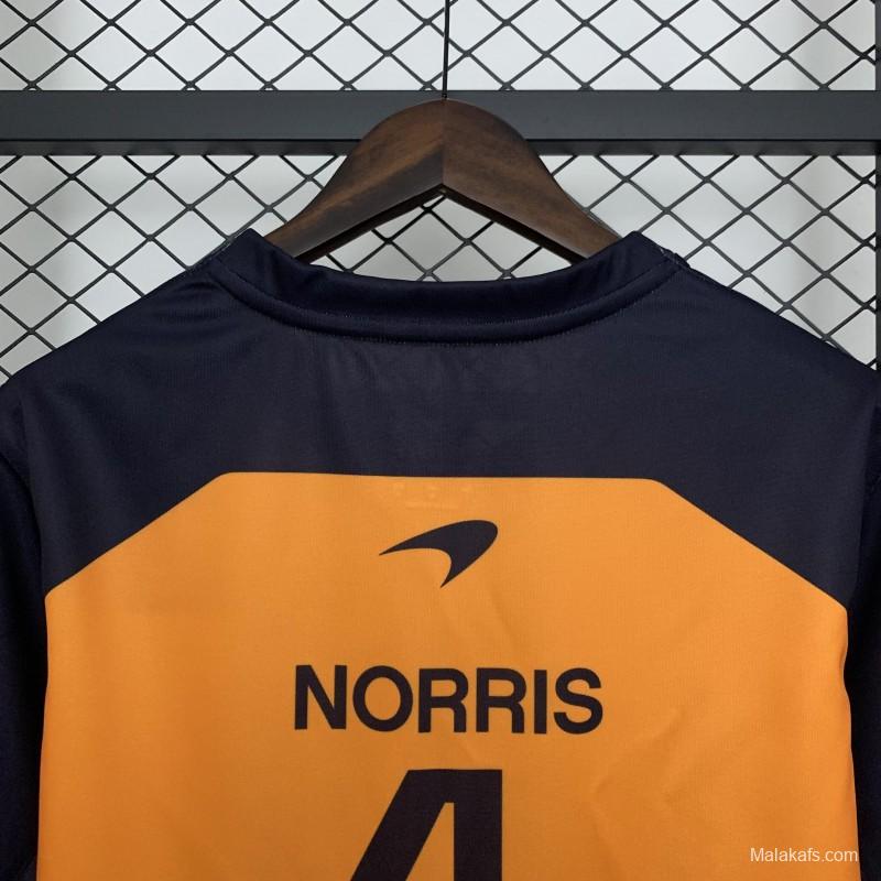 2025 F1 Formula Orange/Black Mclaren Norris T-Shirt