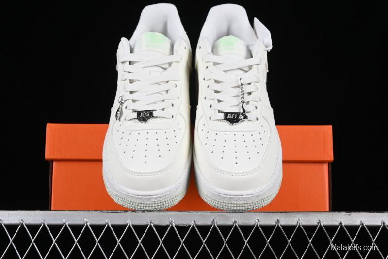 Nike Air Force 1 '07 Low Casual Sneakers with Full-Length Air Cushion - FN8540-100