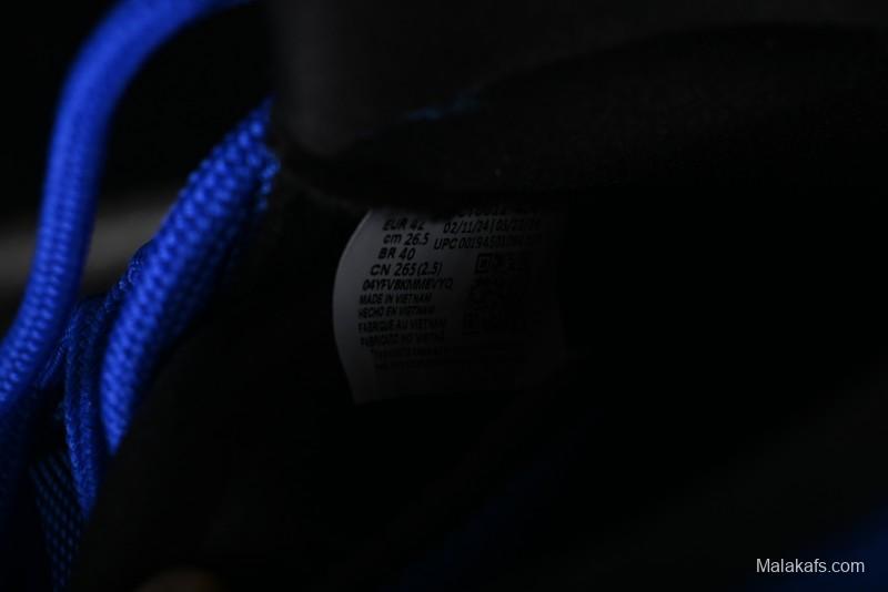 Nike Air Jordan 11 Retro High Top Basketball Shoes in Black and Blue - CT8012-400