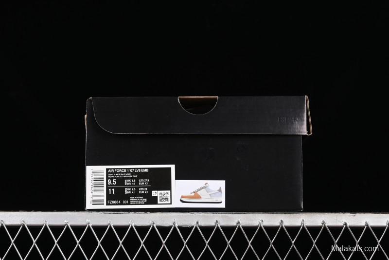 Nike Air Force 1 '07 Low Casual Sneakers with Full-Length Air Cushion - FZ6684-001