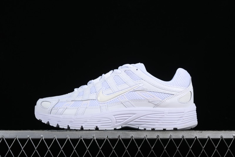 Nike P-6000 PRM Retro Casual Sneakers with Lightweight Design - BV1021-102